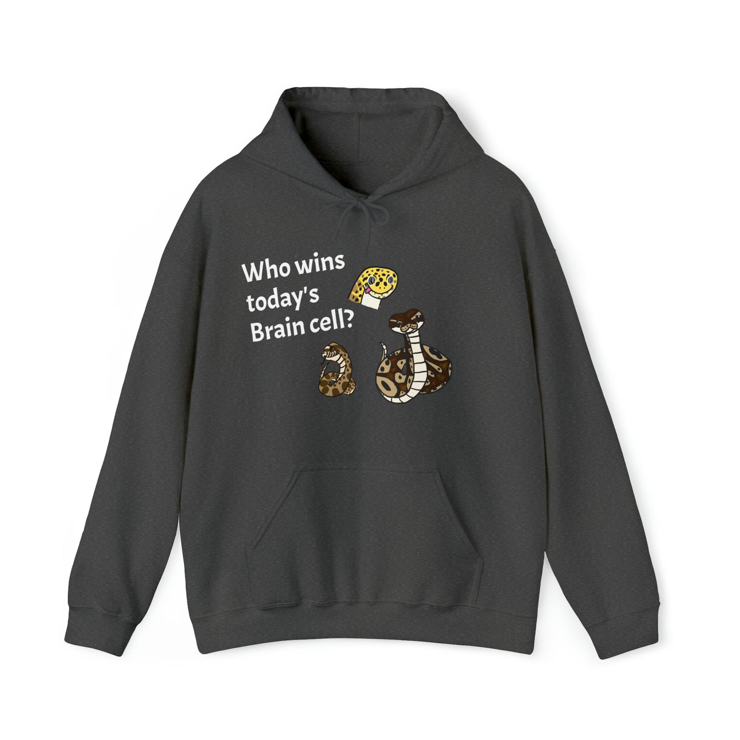 Reptiles Share a Brain Cell Hooded Sweatshirt