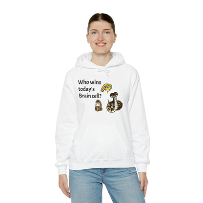 Reptiles Share a Brain Cell Hooded Sweatshirt