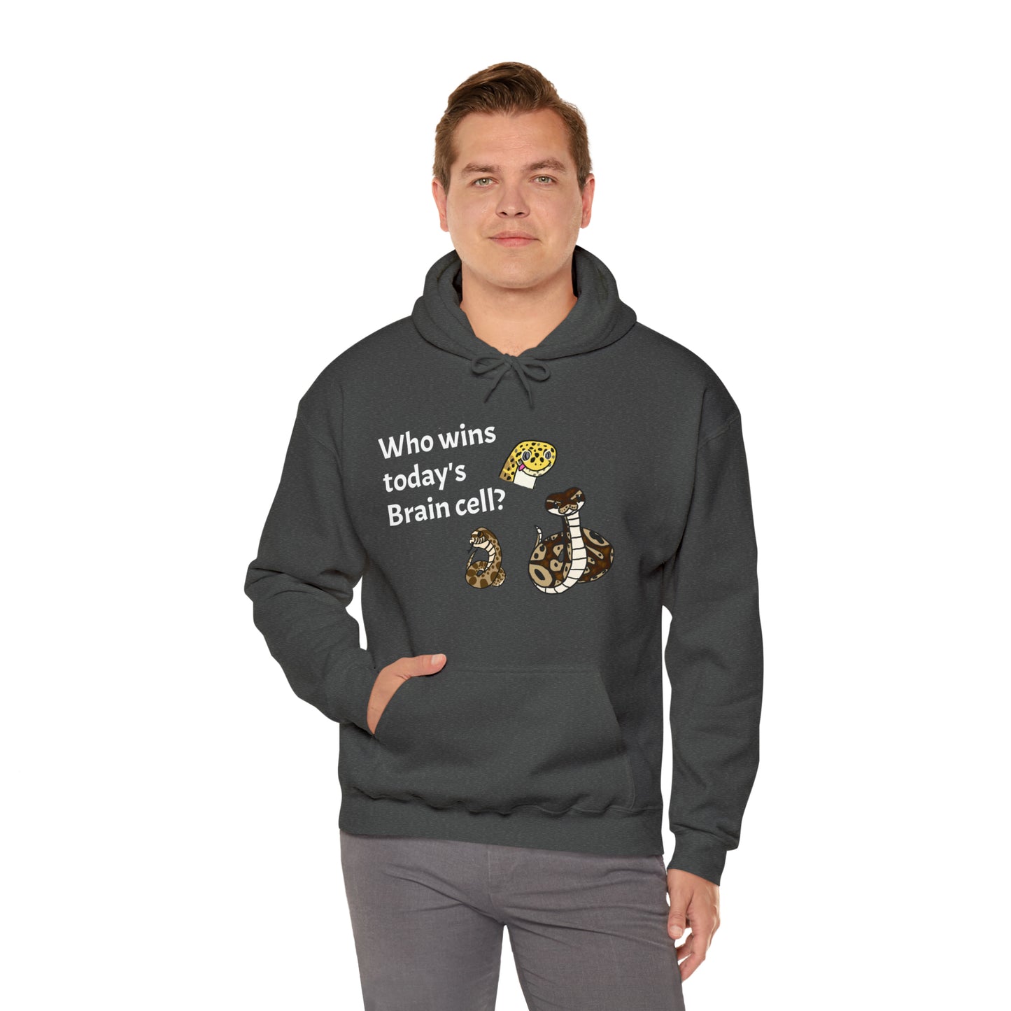 Reptiles Share a Brain Cell Hooded Sweatshirt