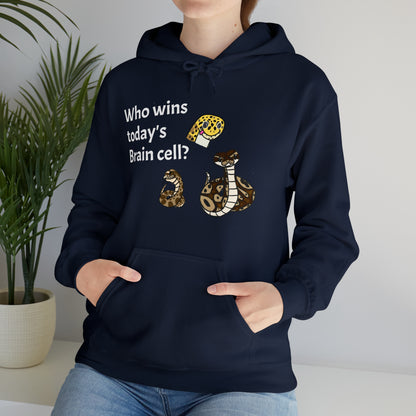 Reptiles Share a Brain Cell Hooded Sweatshirt