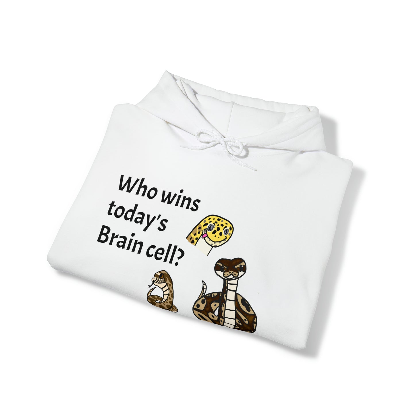 Reptiles Share a Brain Cell Hooded Sweatshirt