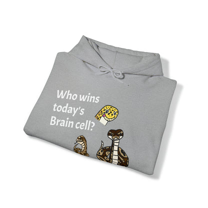 Reptiles Share a Brain Cell Hooded Sweatshirt