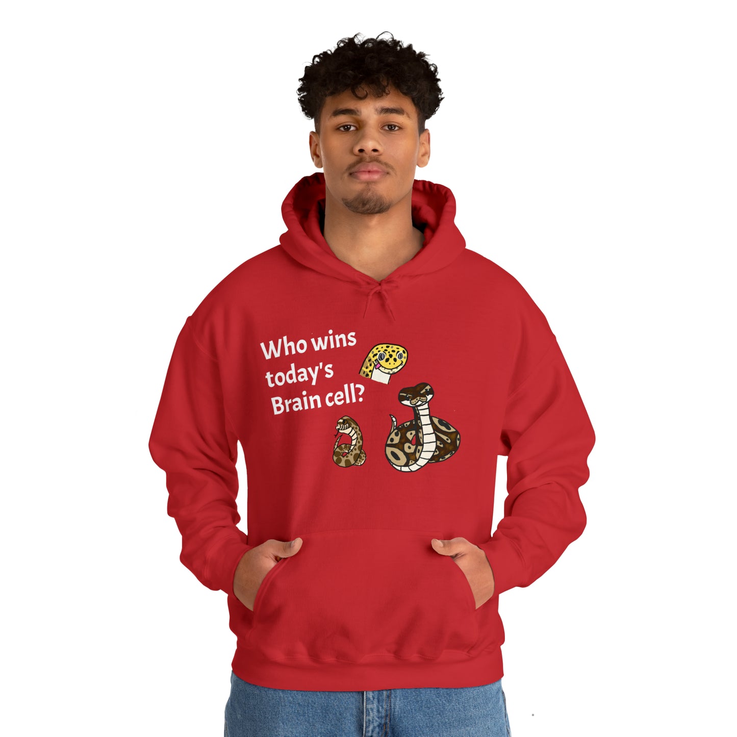 Reptiles Share a Brain Cell Hooded Sweatshirt