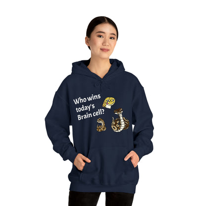 Reptiles Share a Brain Cell Hooded Sweatshirt