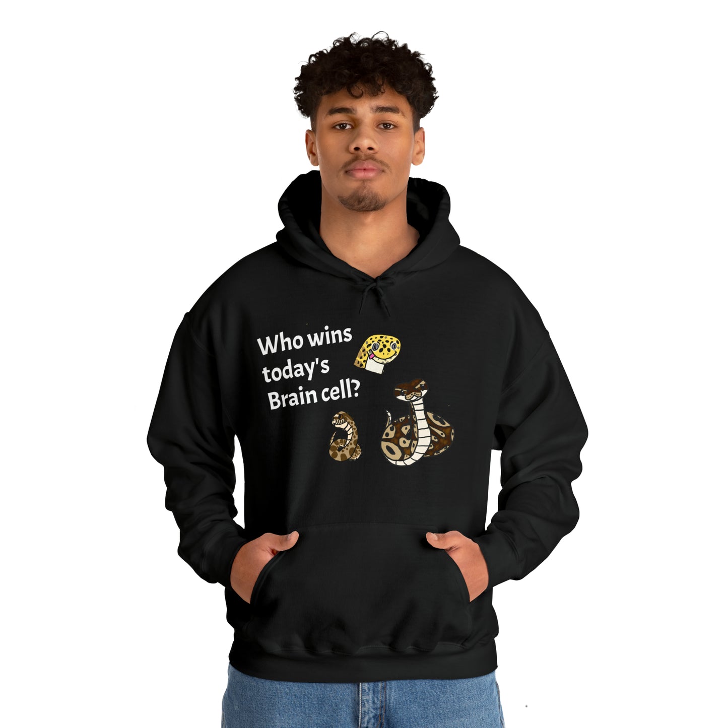 Reptiles Share a Brain Cell Hooded Sweatshirt