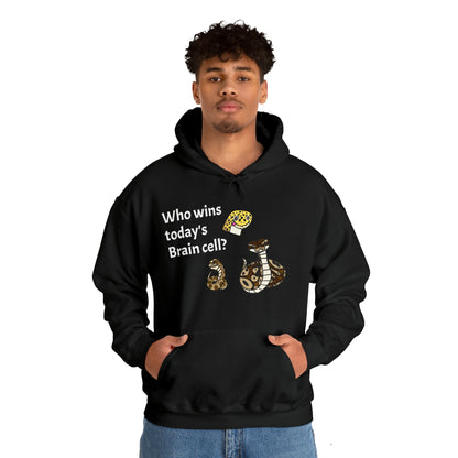 Reptiles Share a Brain Cell Hooded Sweatshirt