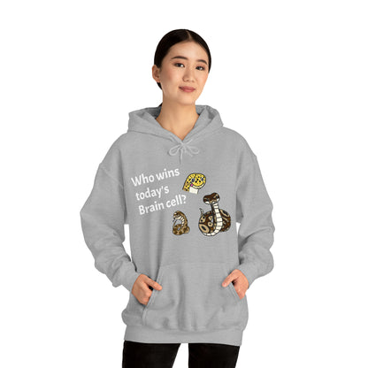 Reptiles Share a Brain Cell Hooded Sweatshirt