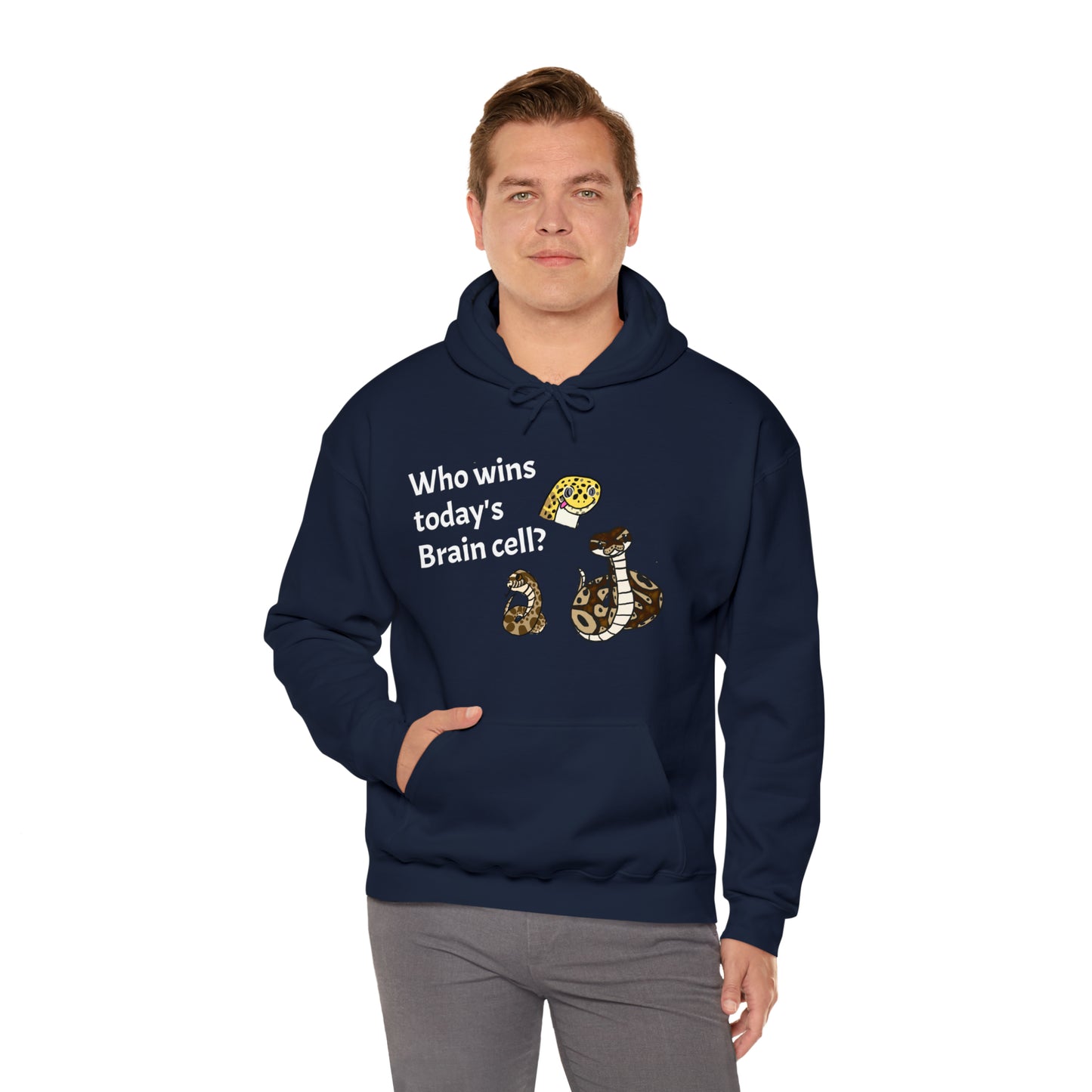 Reptiles Share a Brain Cell Hooded Sweatshirt