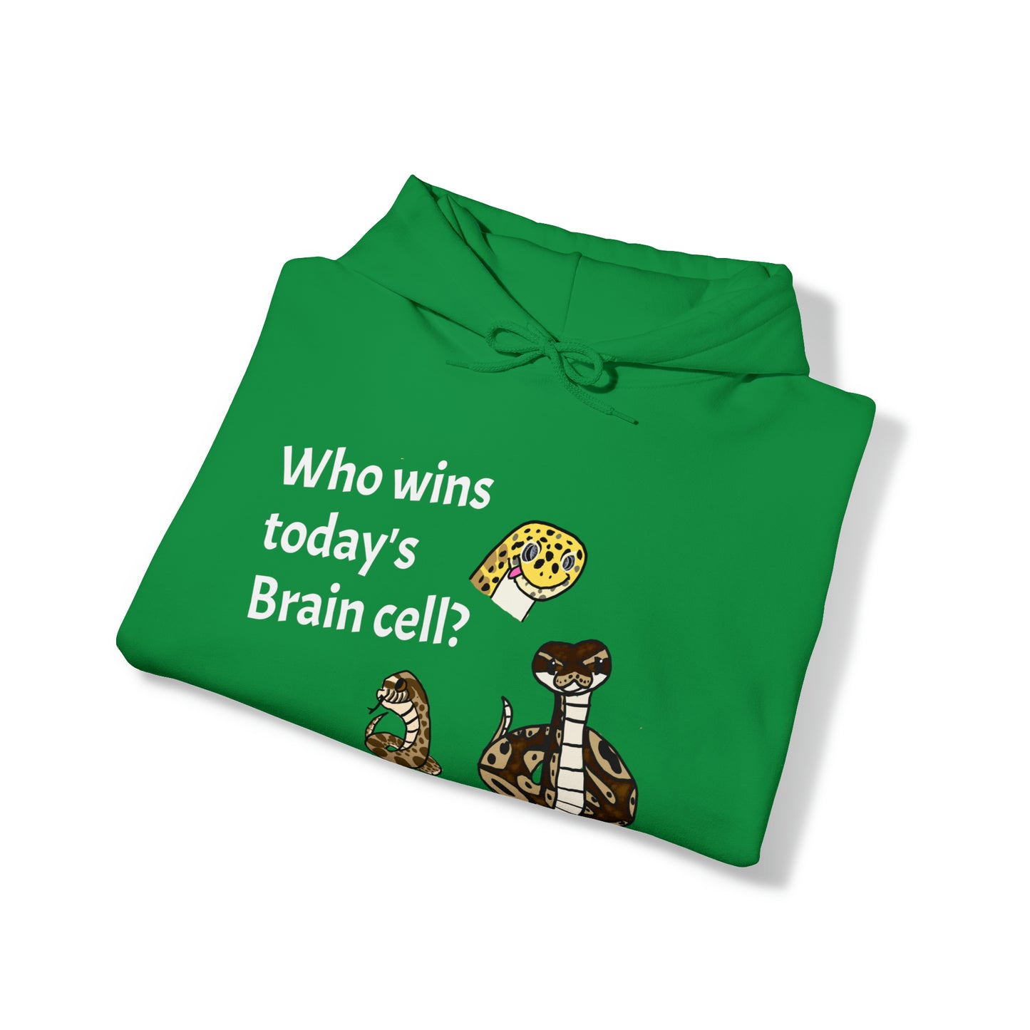 Reptiles Share a Brain Cell Hooded Sweatshirt