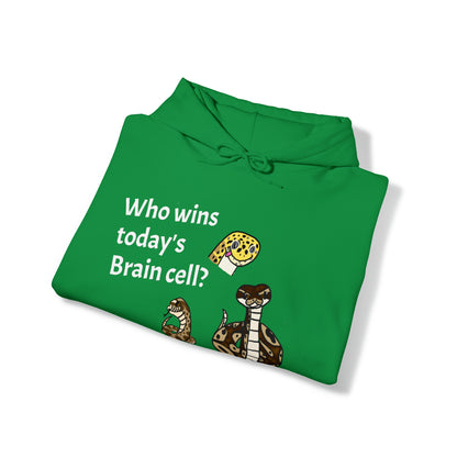 Reptiles Share a Brain Cell Hooded Sweatshirt