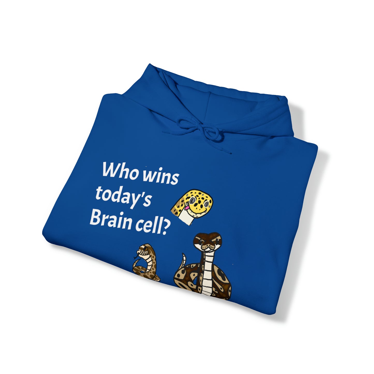 Reptiles Share a Brain Cell Hooded Sweatshirt