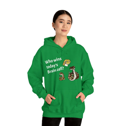 Reptiles Share a Brain Cell Hooded Sweatshirt