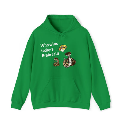 Reptiles Share a Brain Cell Hooded Sweatshirt