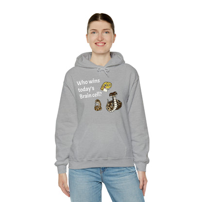 Reptiles Share a Brain Cell Hooded Sweatshirt