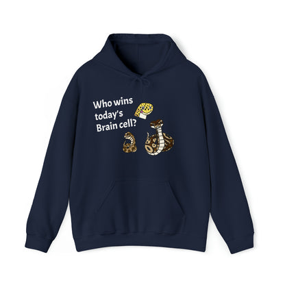 Reptiles Share a Brain Cell Hooded Sweatshirt