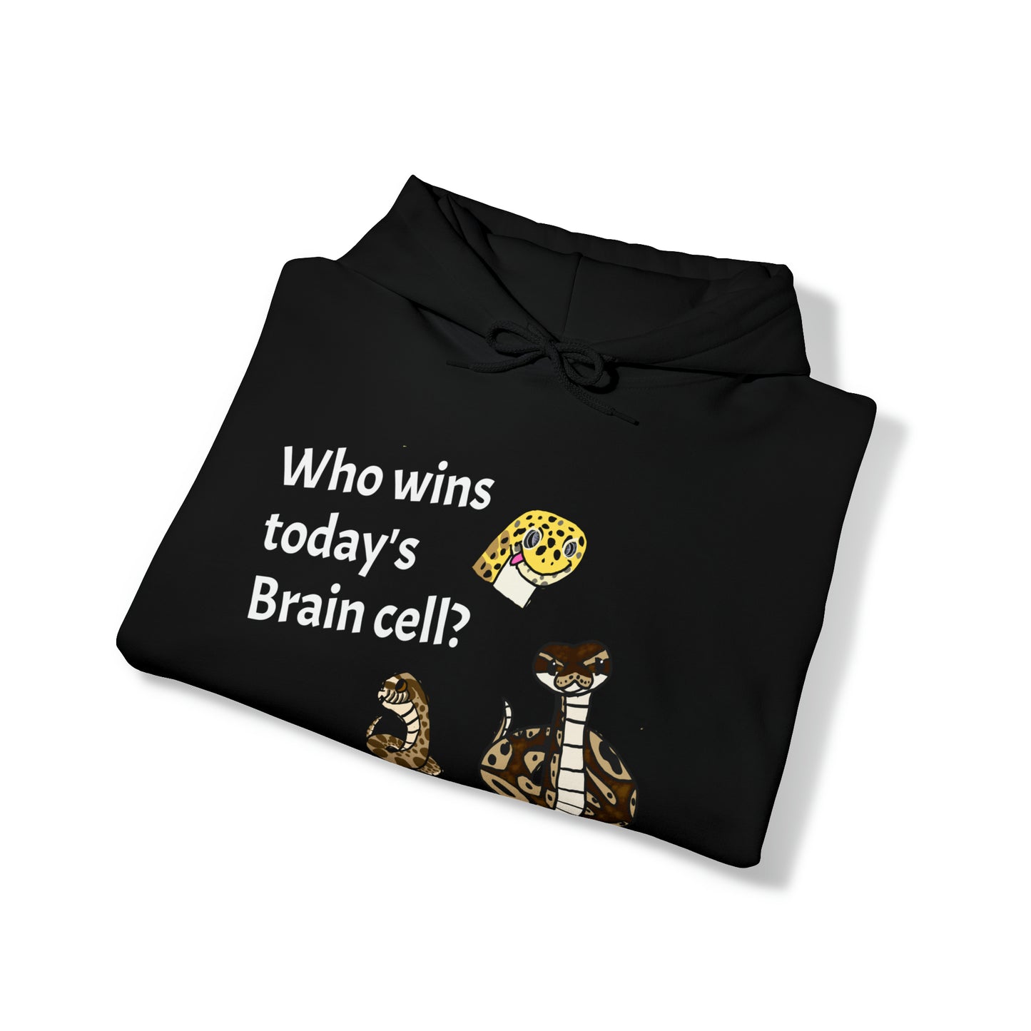 Reptiles Share a Brain Cell Hooded Sweatshirt