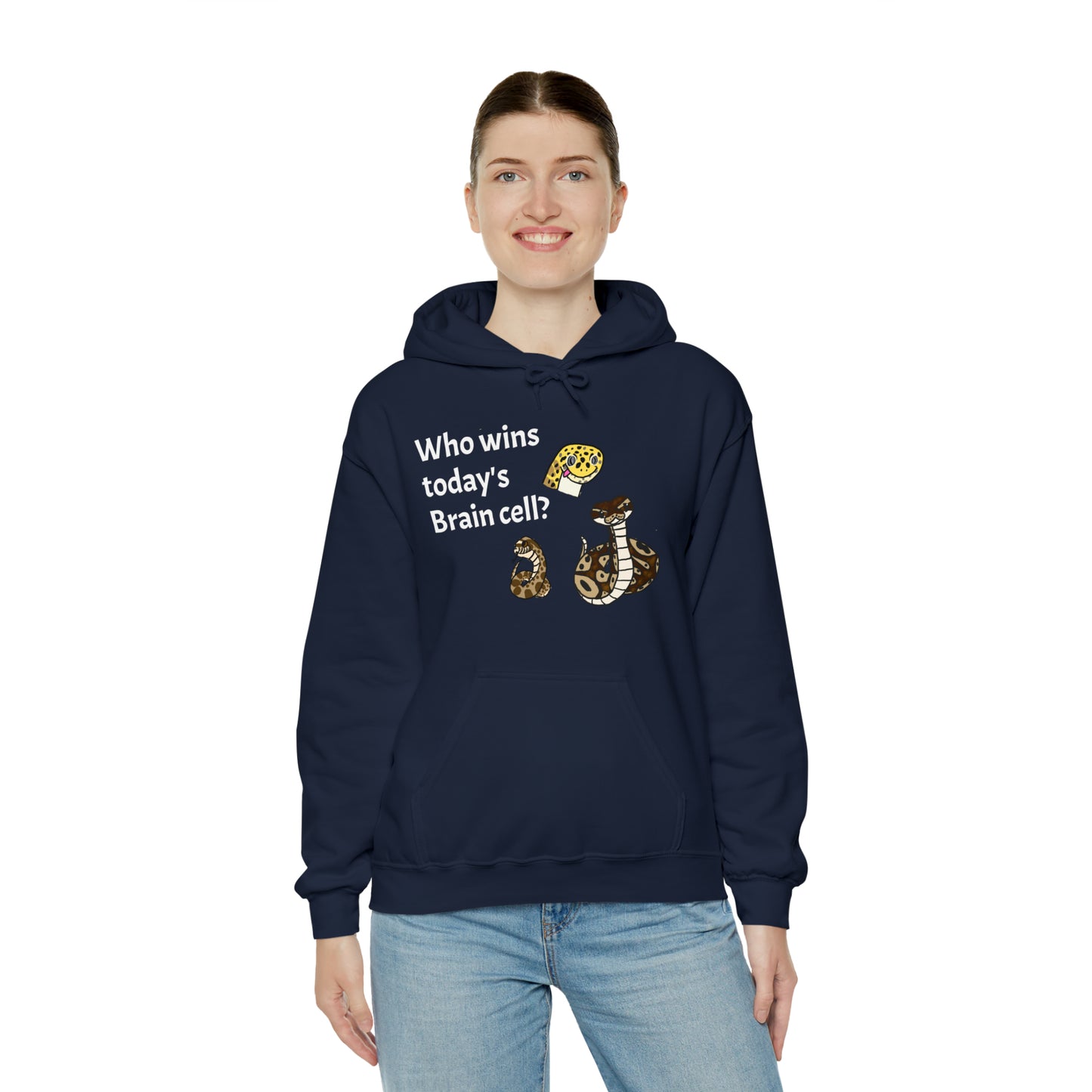 Reptiles Share a Brain Cell Hooded Sweatshirt